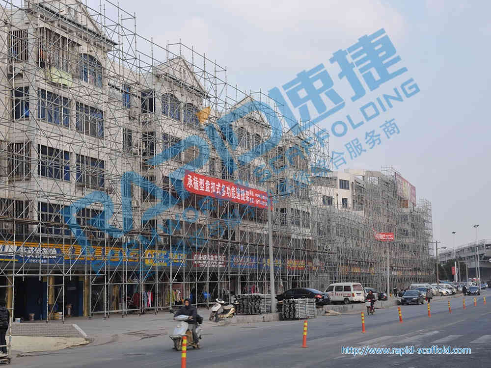 Working platform of Dongting Street Reconstruction Project