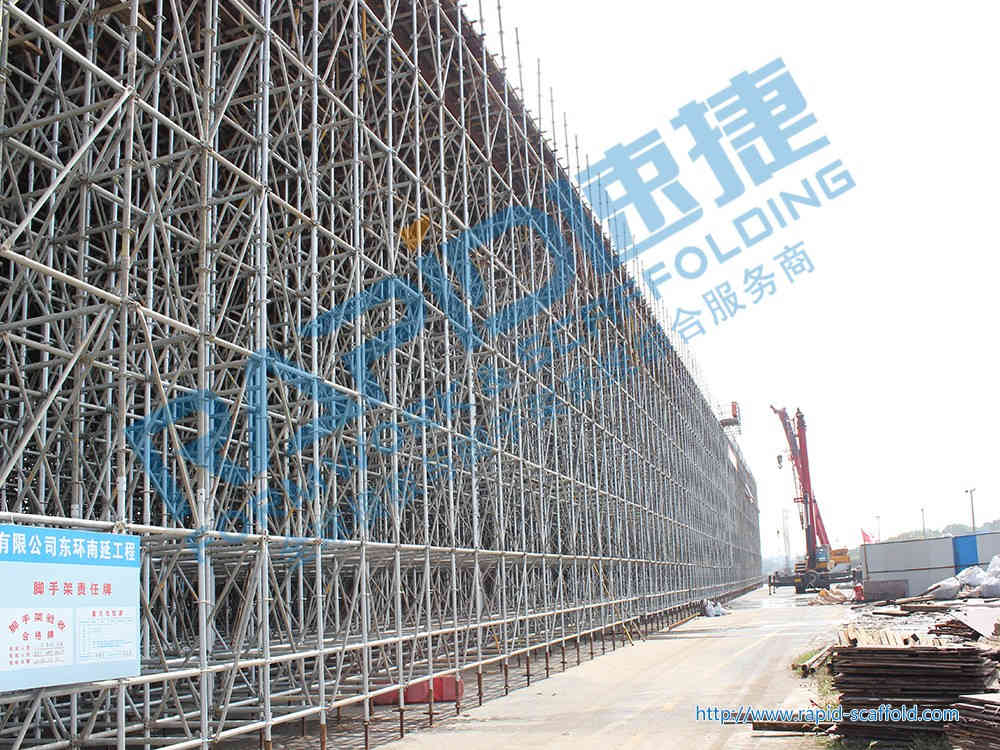 Shoring scaffolding for highway in Suzhou