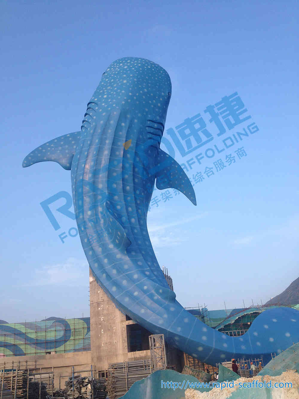 Zhuhai Chime-Long Ocean Kingdom whale shark special work rack