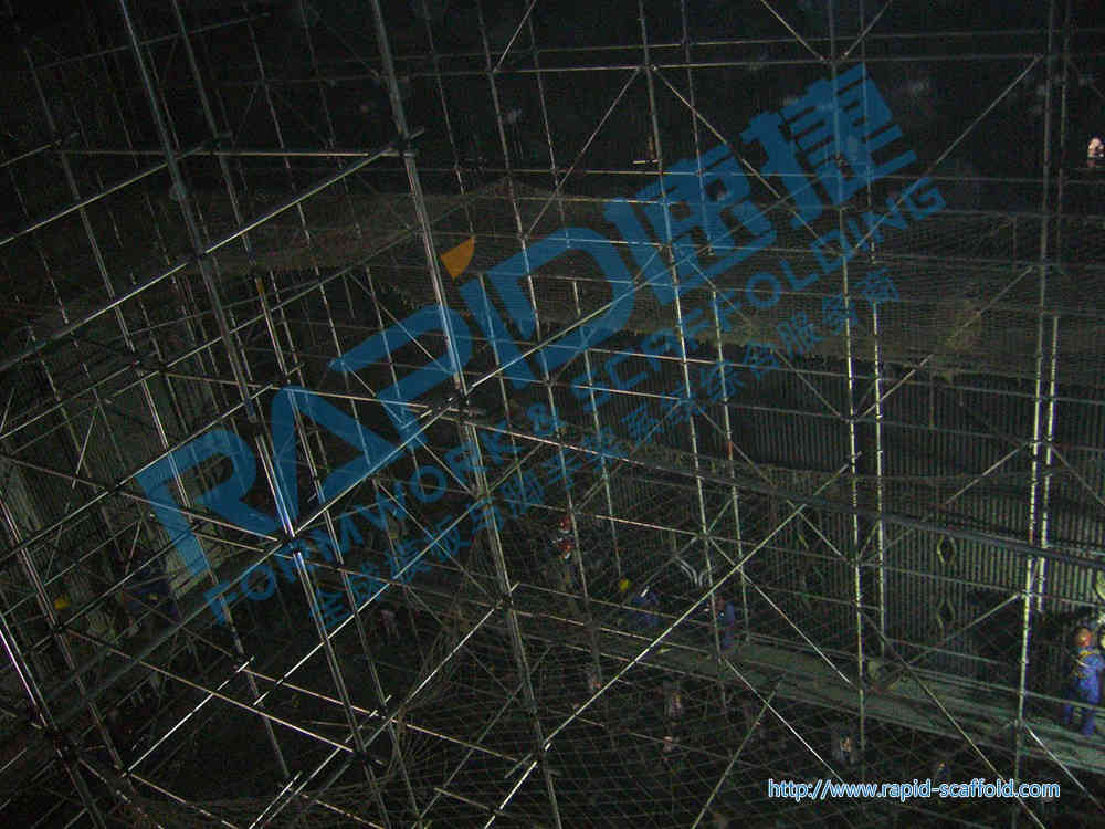 Rapid Scaffolding Used as Maitenance Work in Asia Symbol Factory