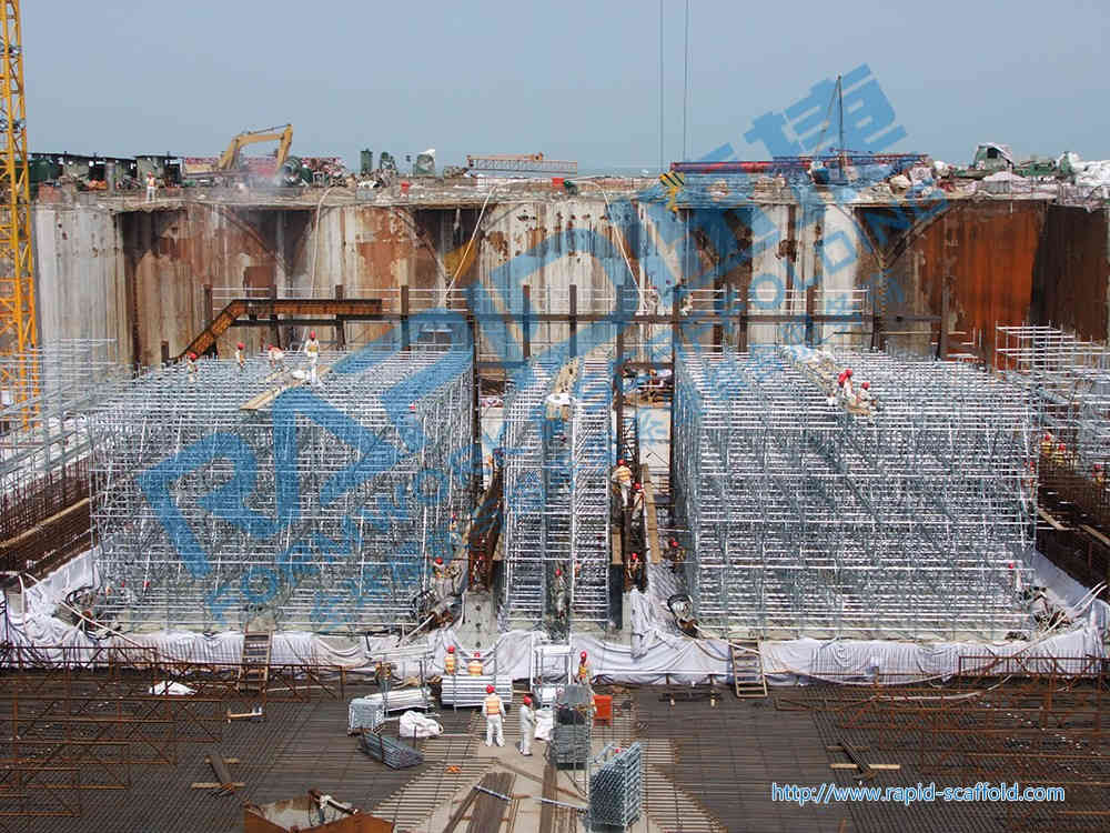 Soporte de molde de la ingeniería del túnel de forma de isla de puente de Zhuhai-Hongkong- Macao 